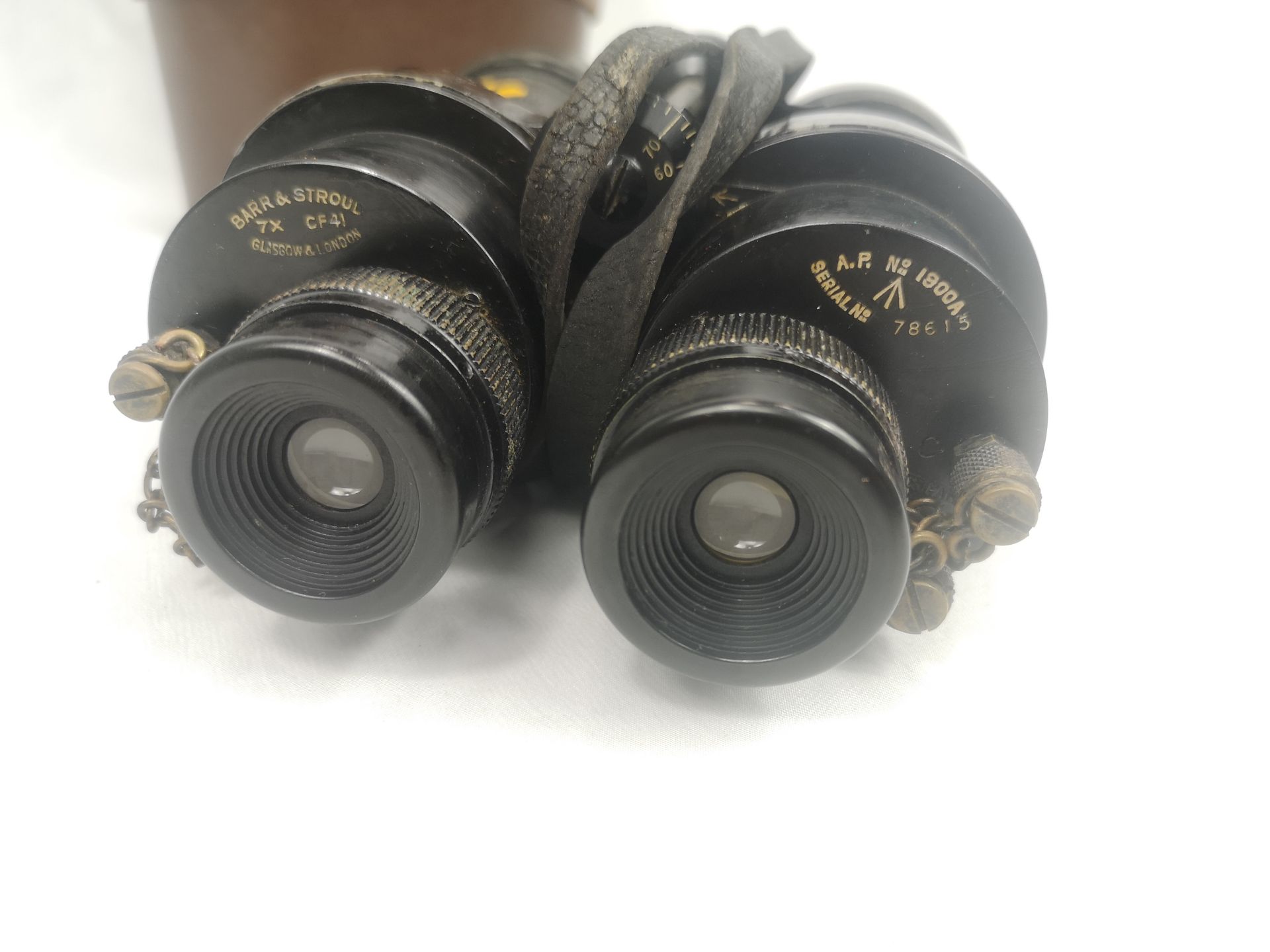 Pair of Barr and Stroud 7x binoculars - Bild 5 aus 5