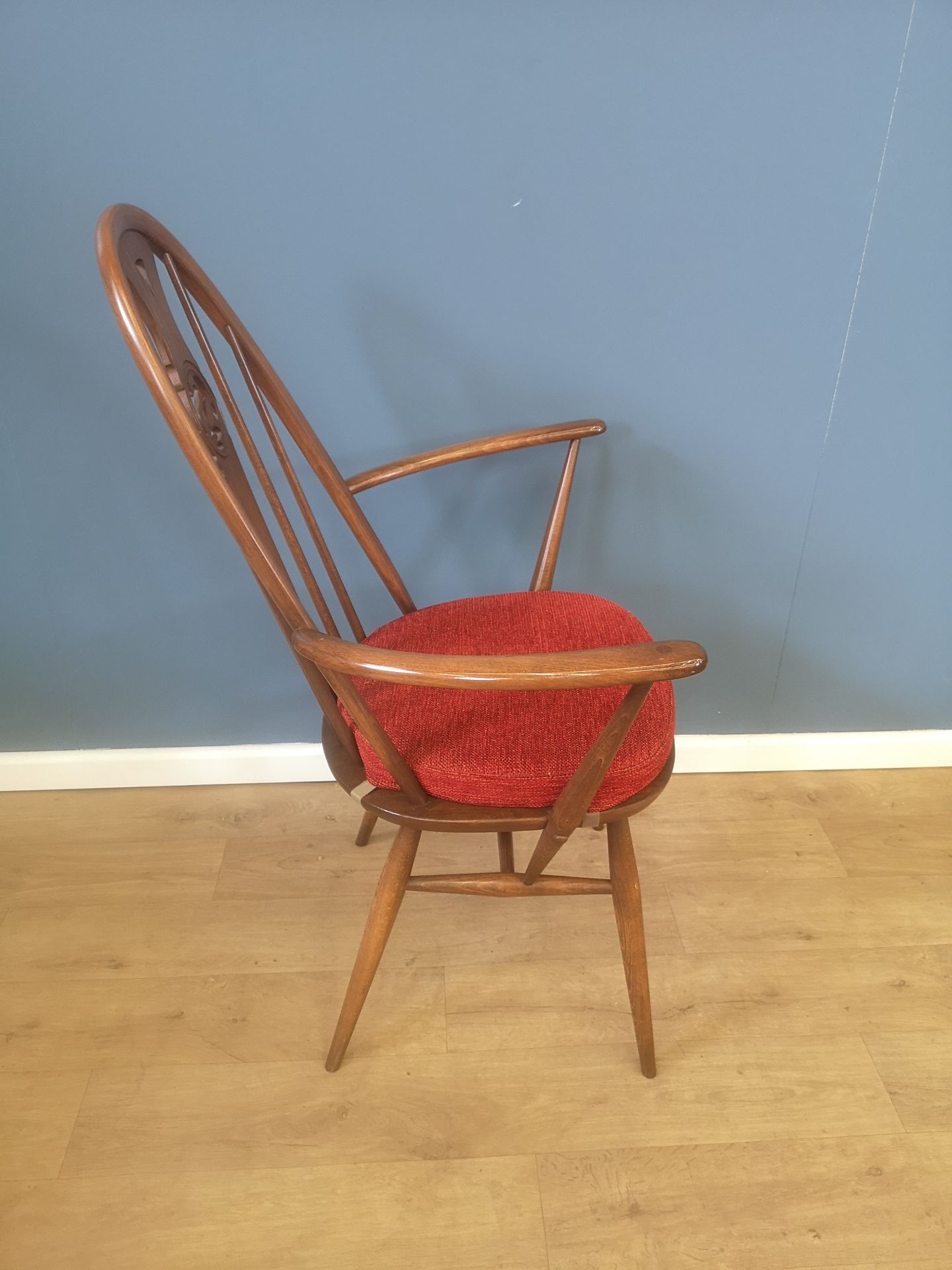 Six Ercol dining chairs - Bild 5 aus 5