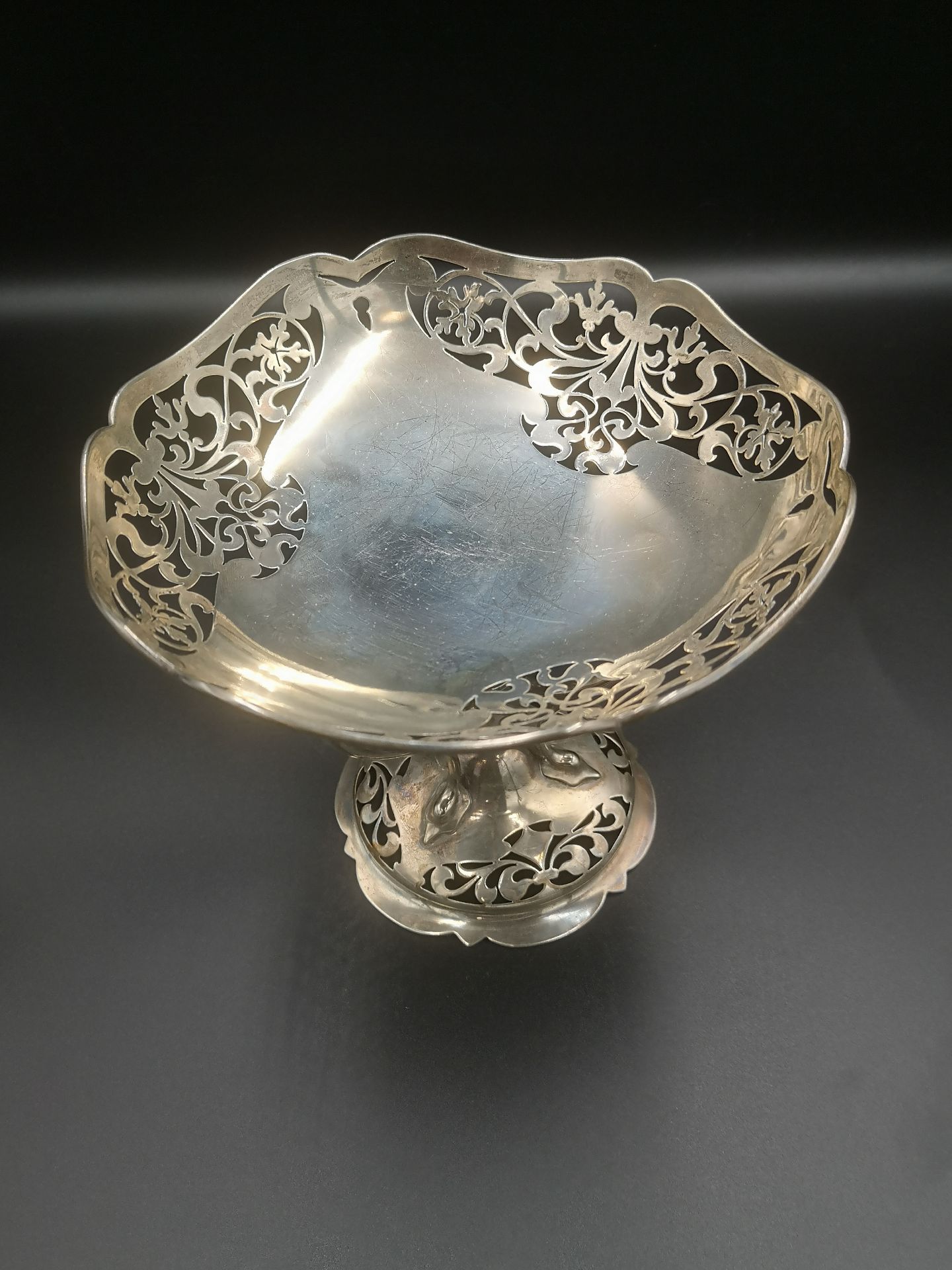 Pierced silver bowl - Bild 2 aus 5