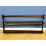 Ercol wall mounted plate rack