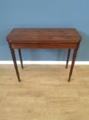 Victorian flip top table