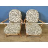 Pair of Ercol armchairs