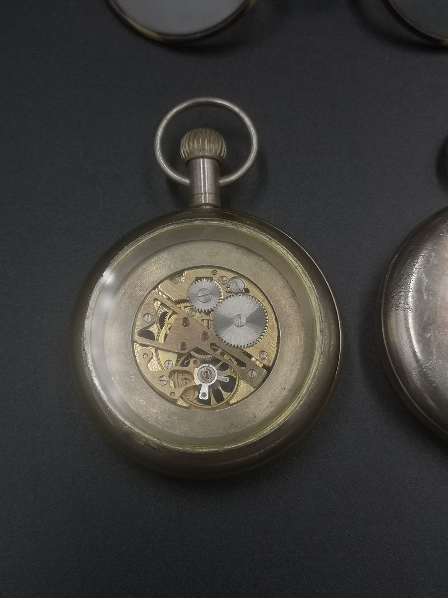 Waltham silver cased pocket watch; a pocket watch; rolled gold pair of spectacles - Image 4 of 7