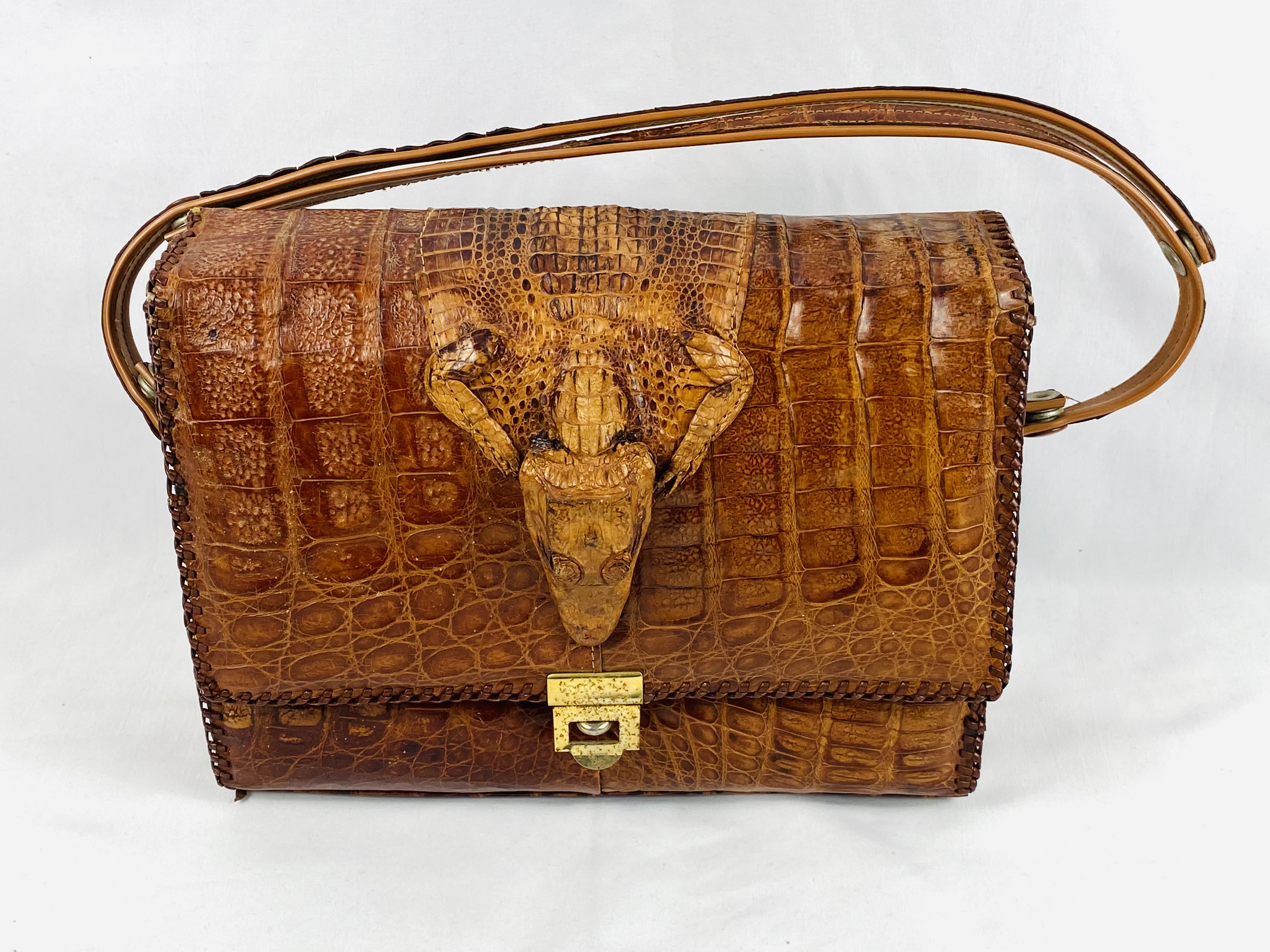 Alligator handbag