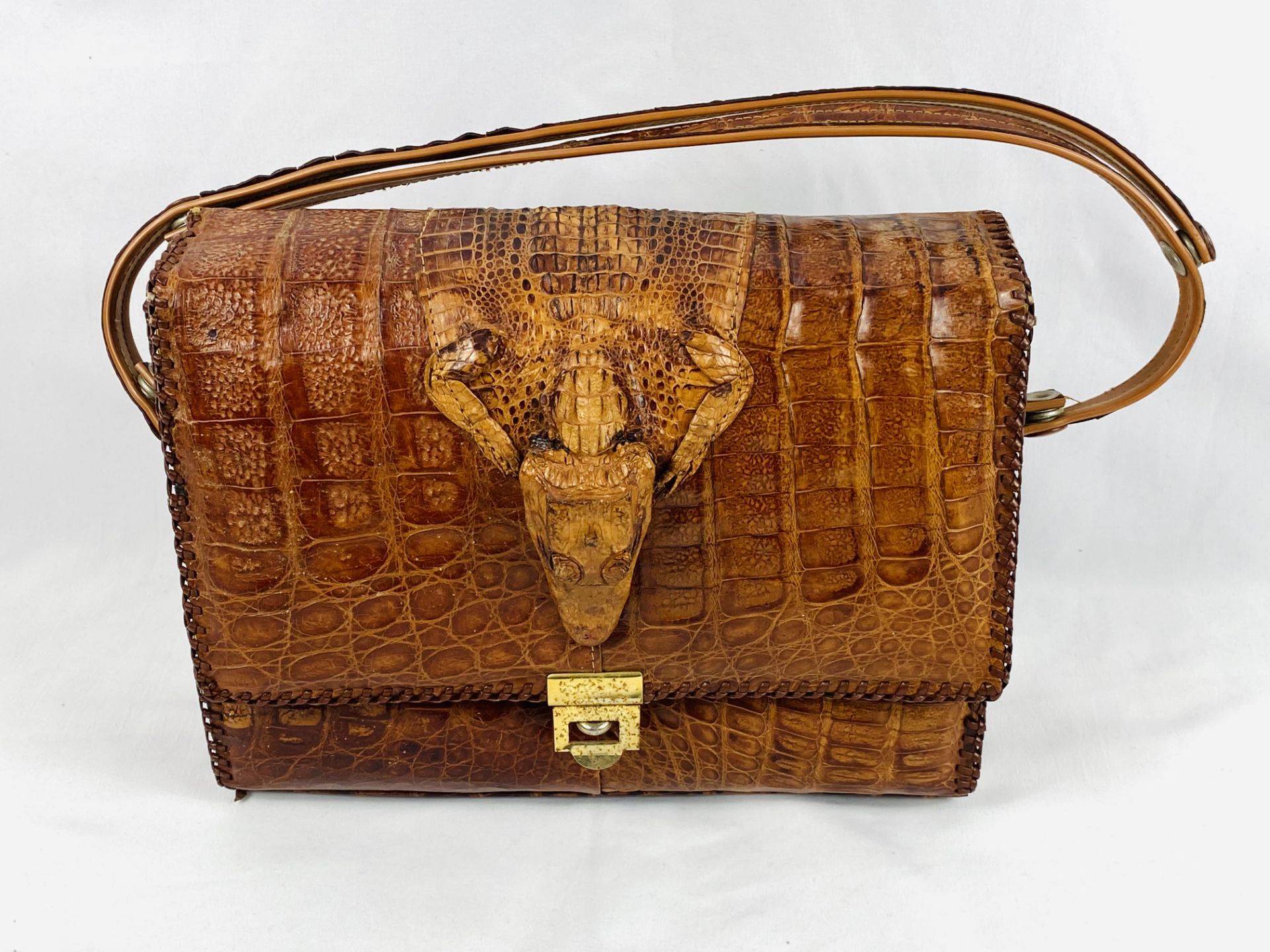 Alligator handbag