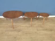 Nest of Ercol pebble tables