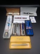 Quantity of pens to include Parker and Cross