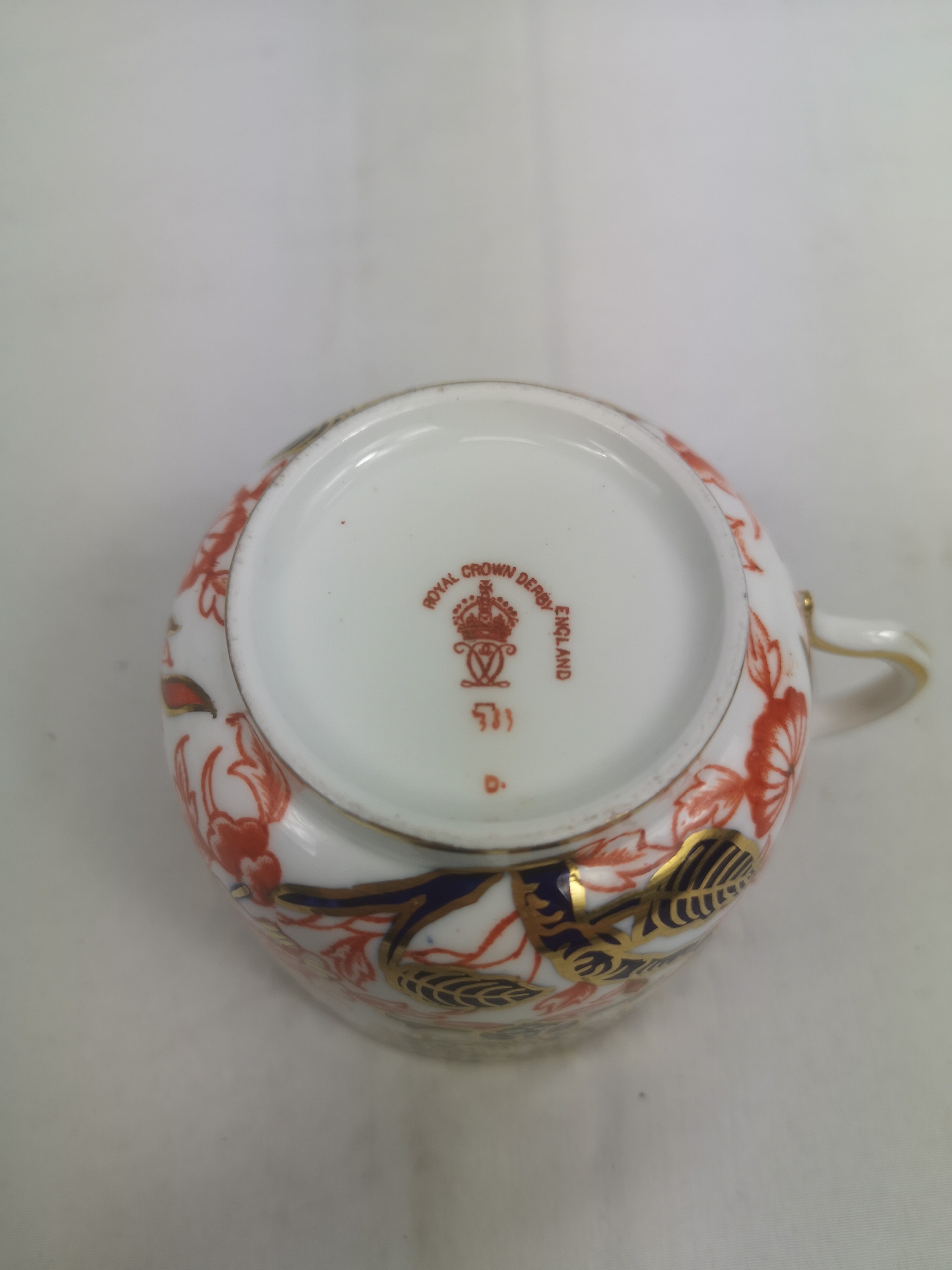 Royal Crown Derby cup and saucer - Image 6 of 6
