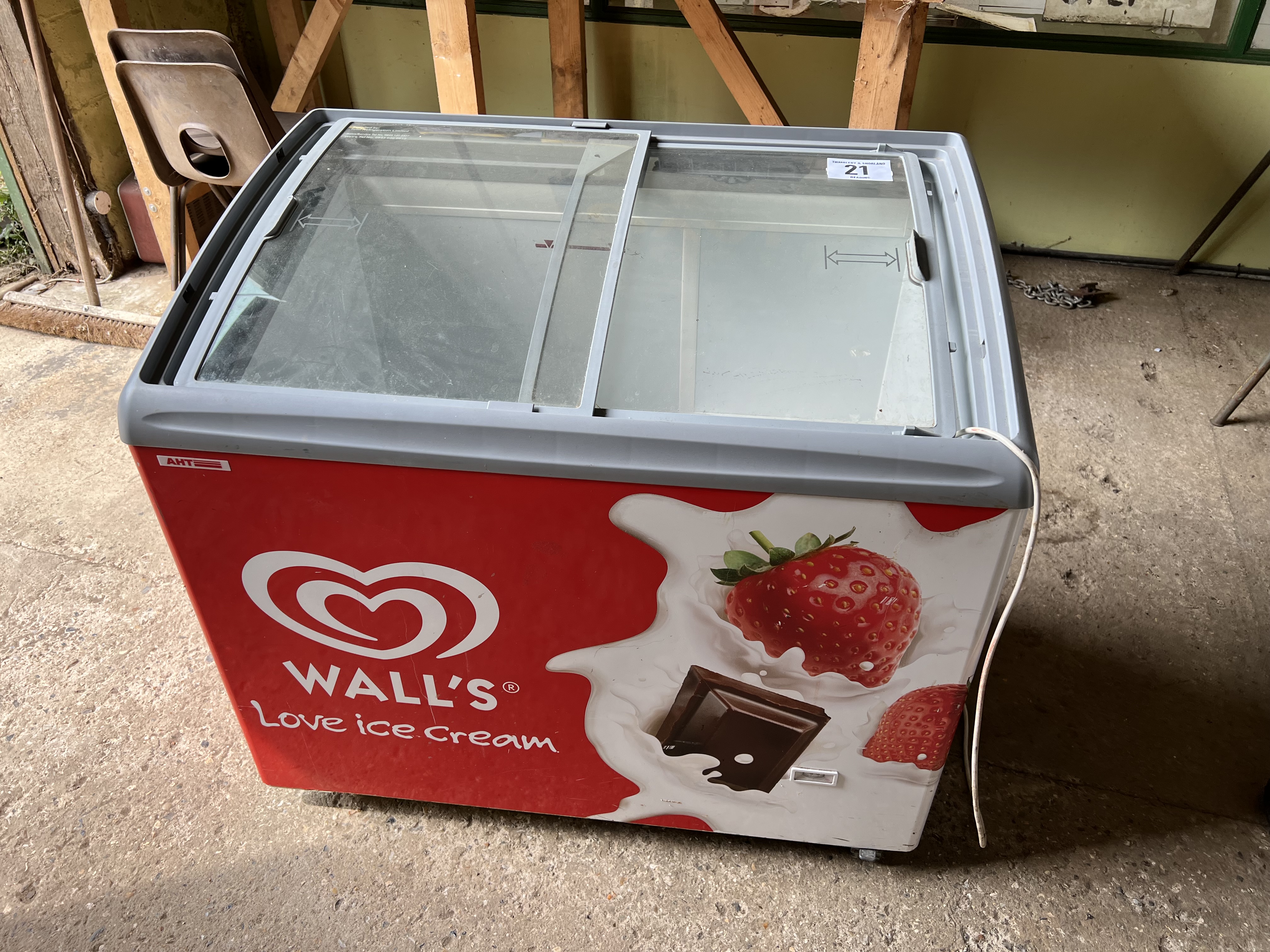 Walls Ice Cream freezer