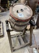 R A Lister wooden butter churn on stand