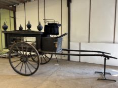 TWO-WHEEL SCOTTISH HEARSE. This lot carries VAT.