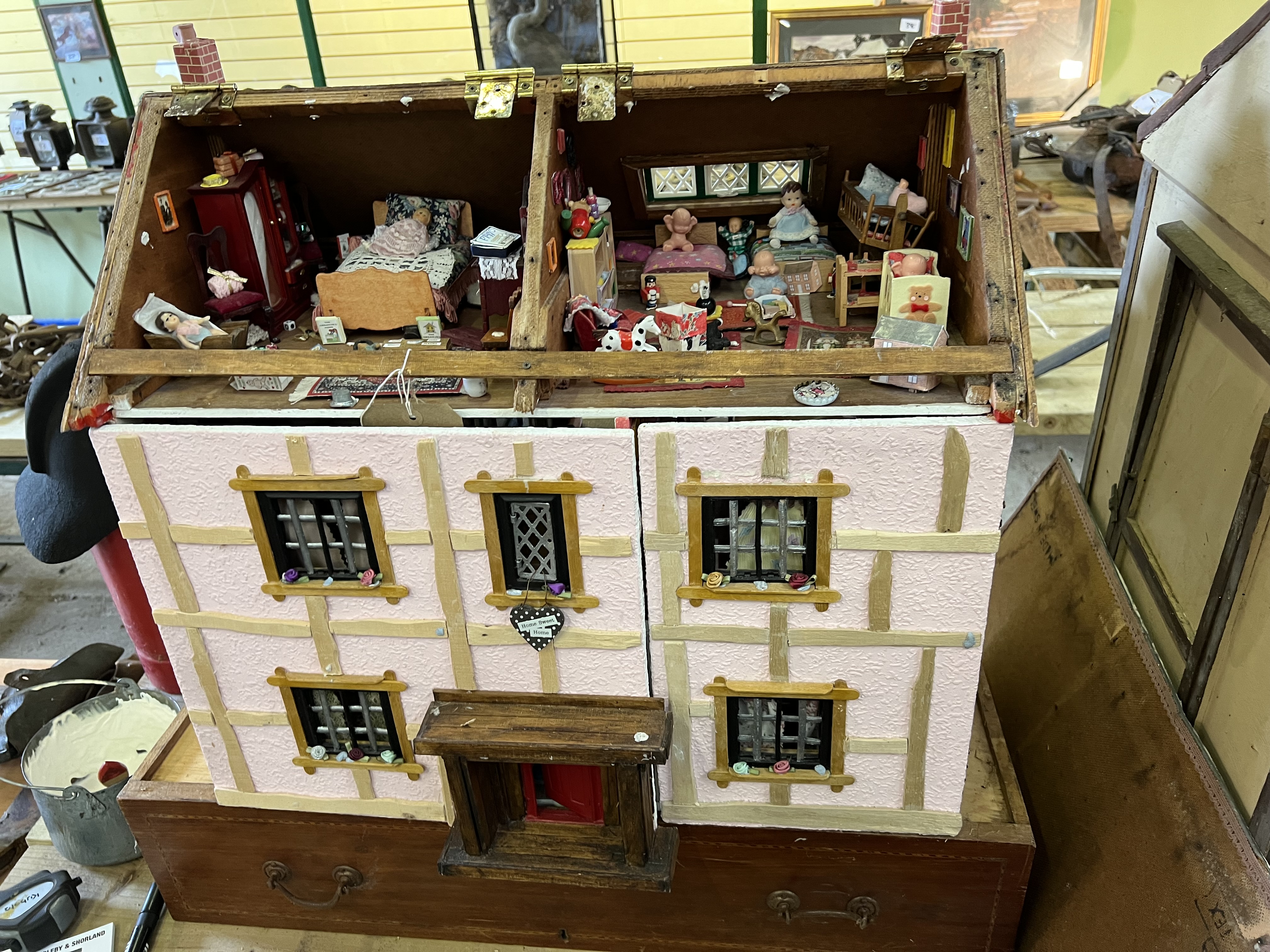 Two dolls' houses. This lot carries VAT. - Image 2 of 4