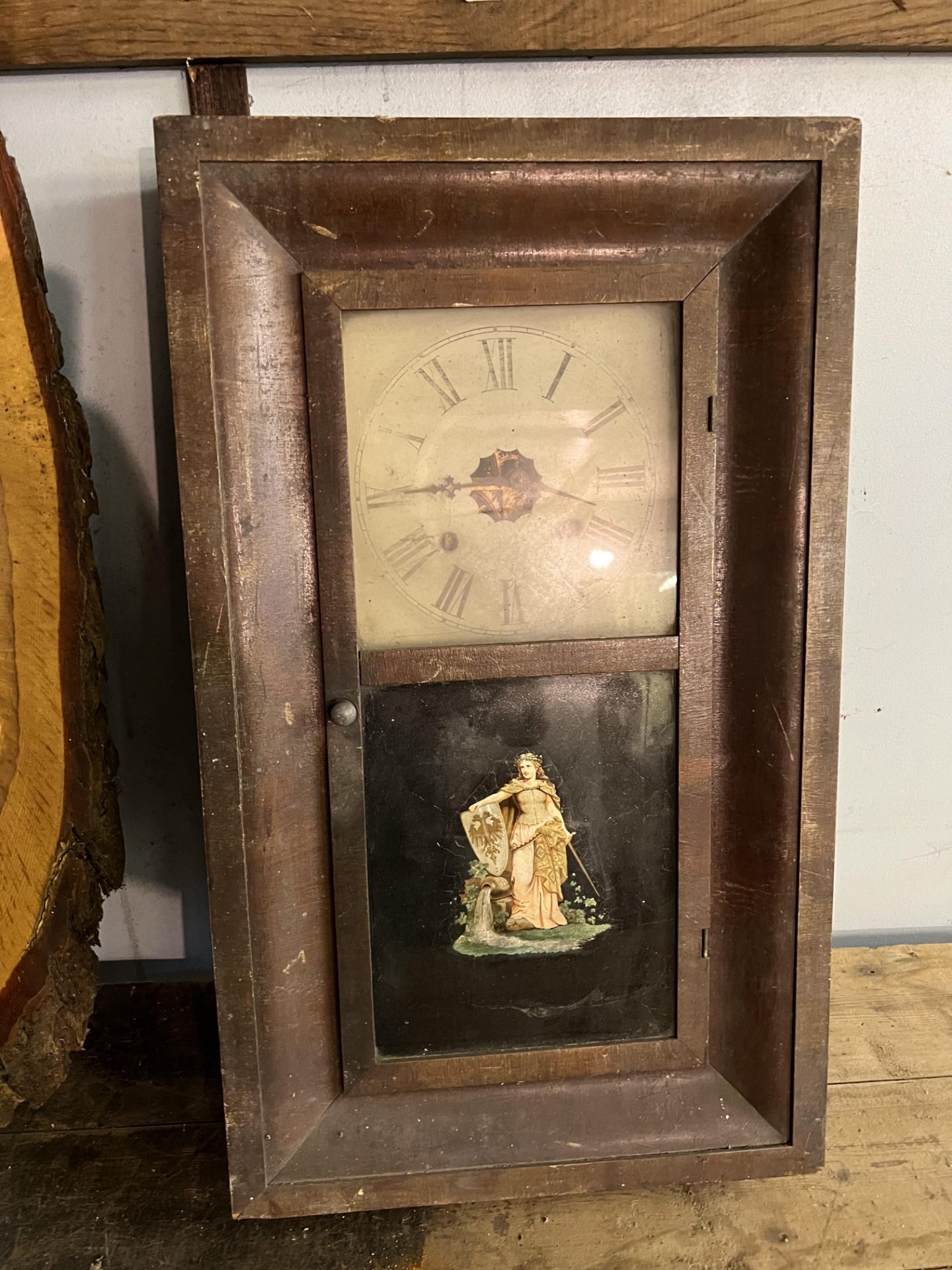 Two wall plaques and a clock - Image 2 of 4