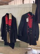 Two late 19th/early 20th century Firemen's uniforms