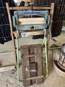 Mangle, 2 presses, and a wooden drier