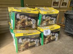 Ten boxes of 4 No. LuxForm garden lamps. This lot carries VAT.