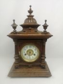 Mahogany mantel clock