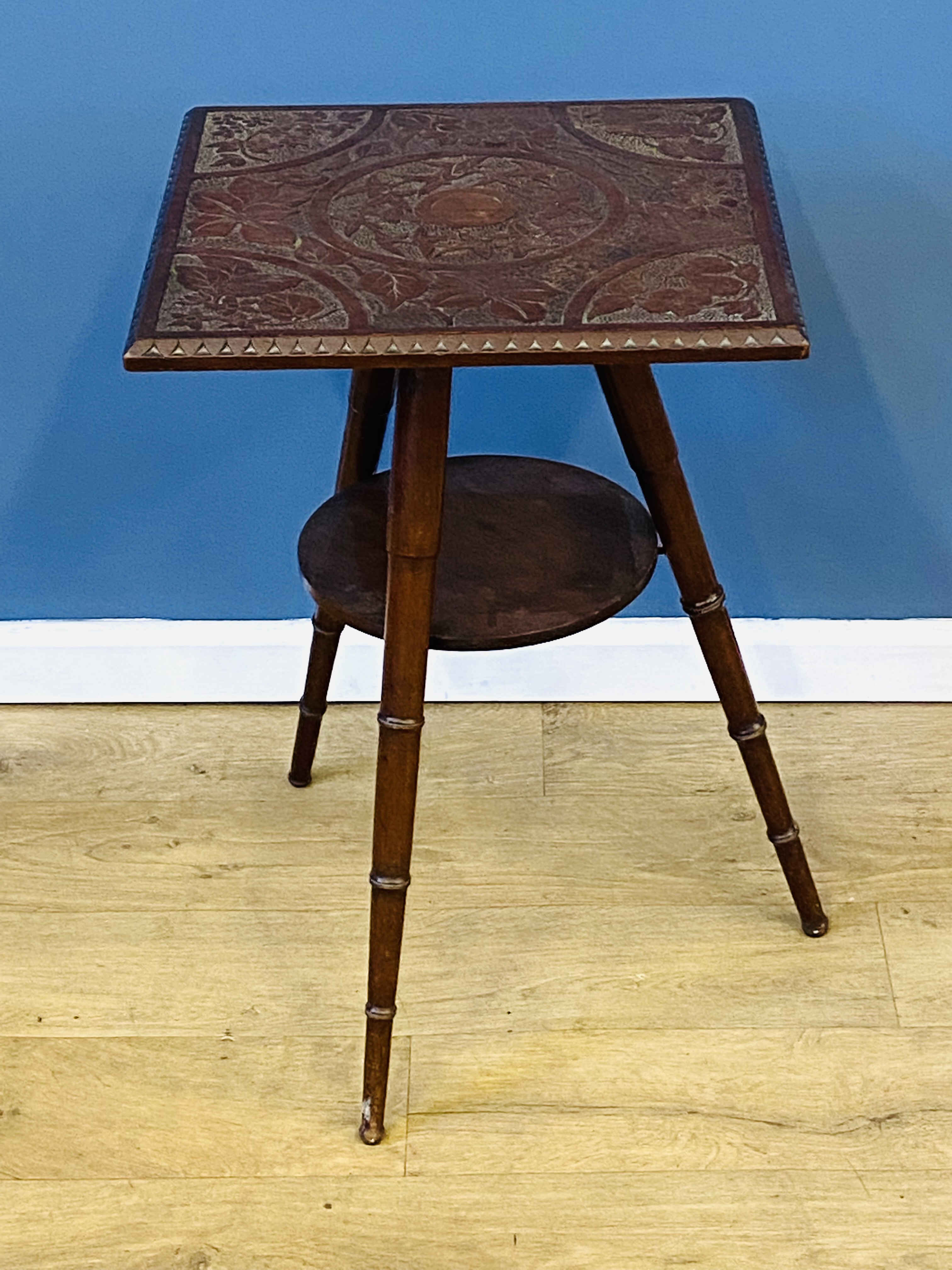 Mahogany display table