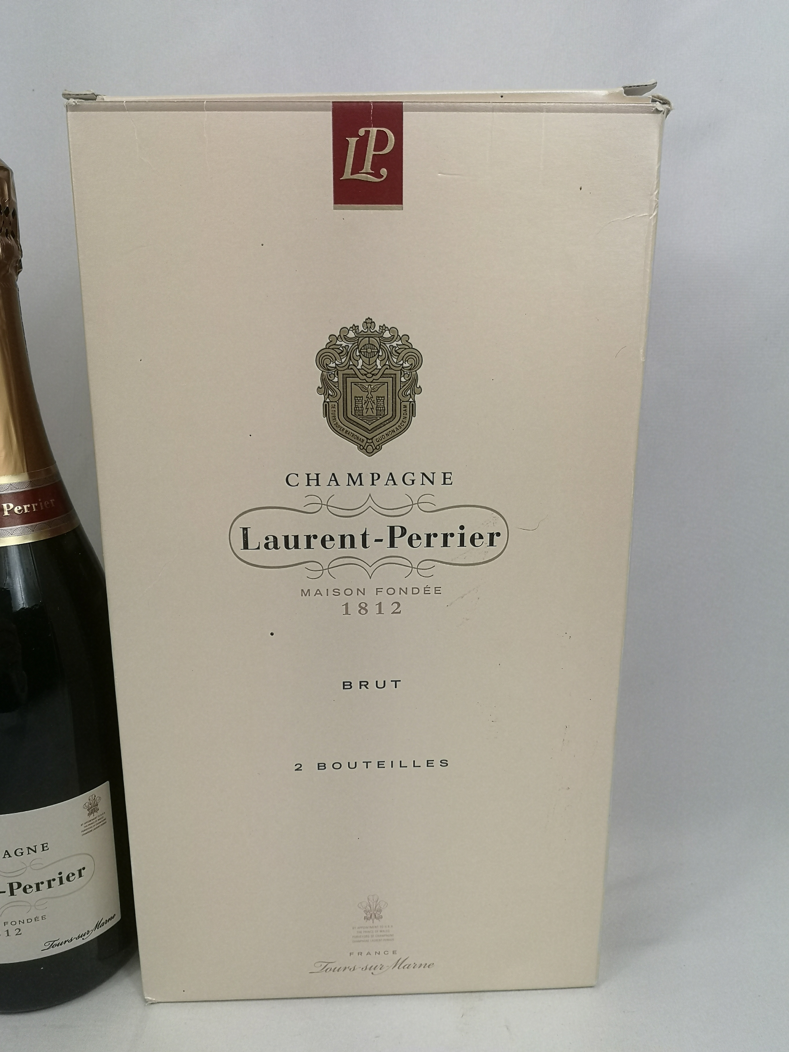 Two 75cl bottles of Laurent Perrier champagne in box. - Image 2 of 6