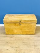 Pine dome top chest