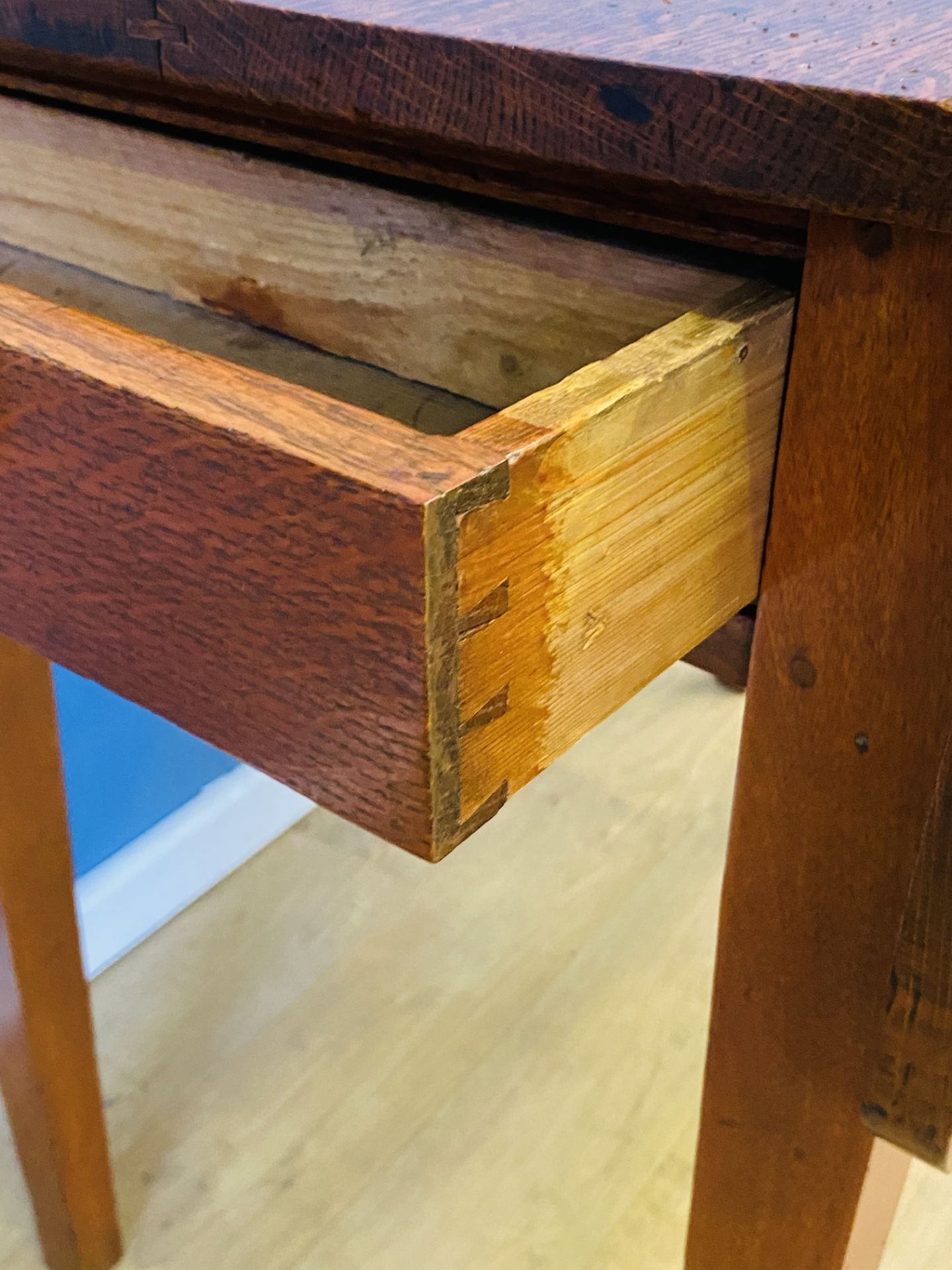 Mahogany drop side table - Image 4 of 5