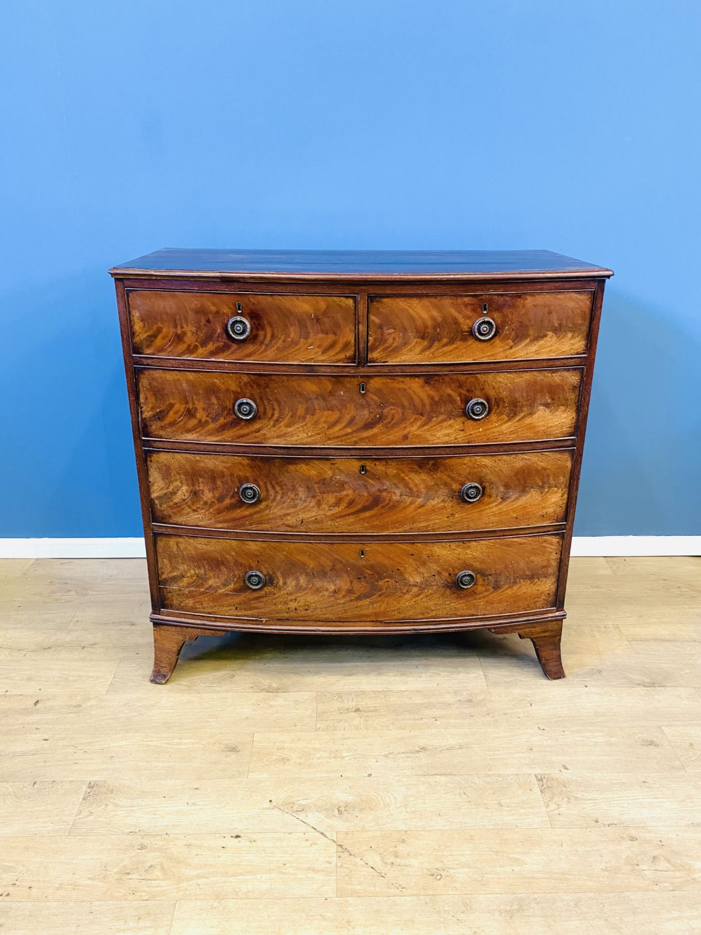 19th century mahogany chest of drawers