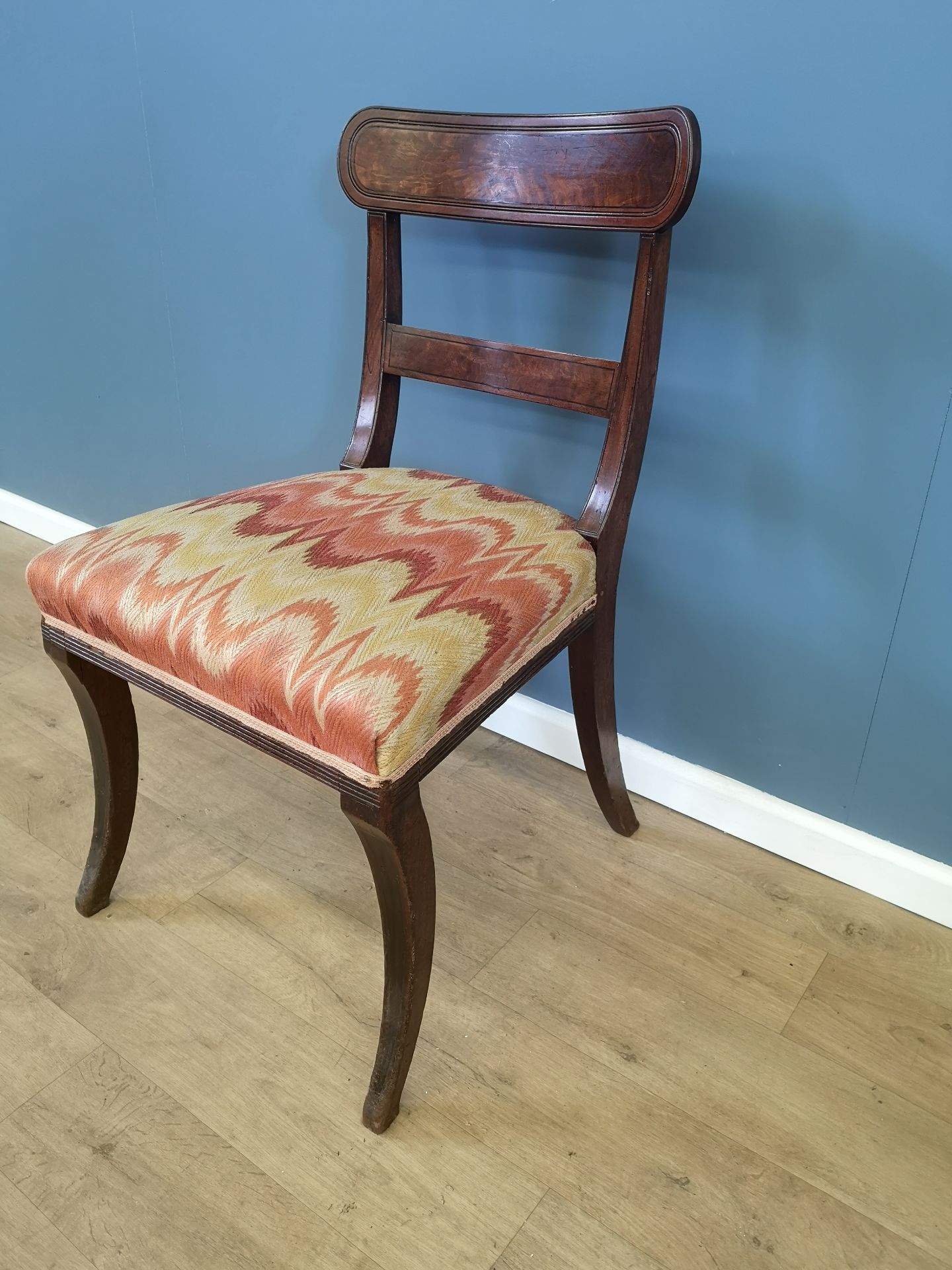Three mahogany dining chairs - Image 3 of 4