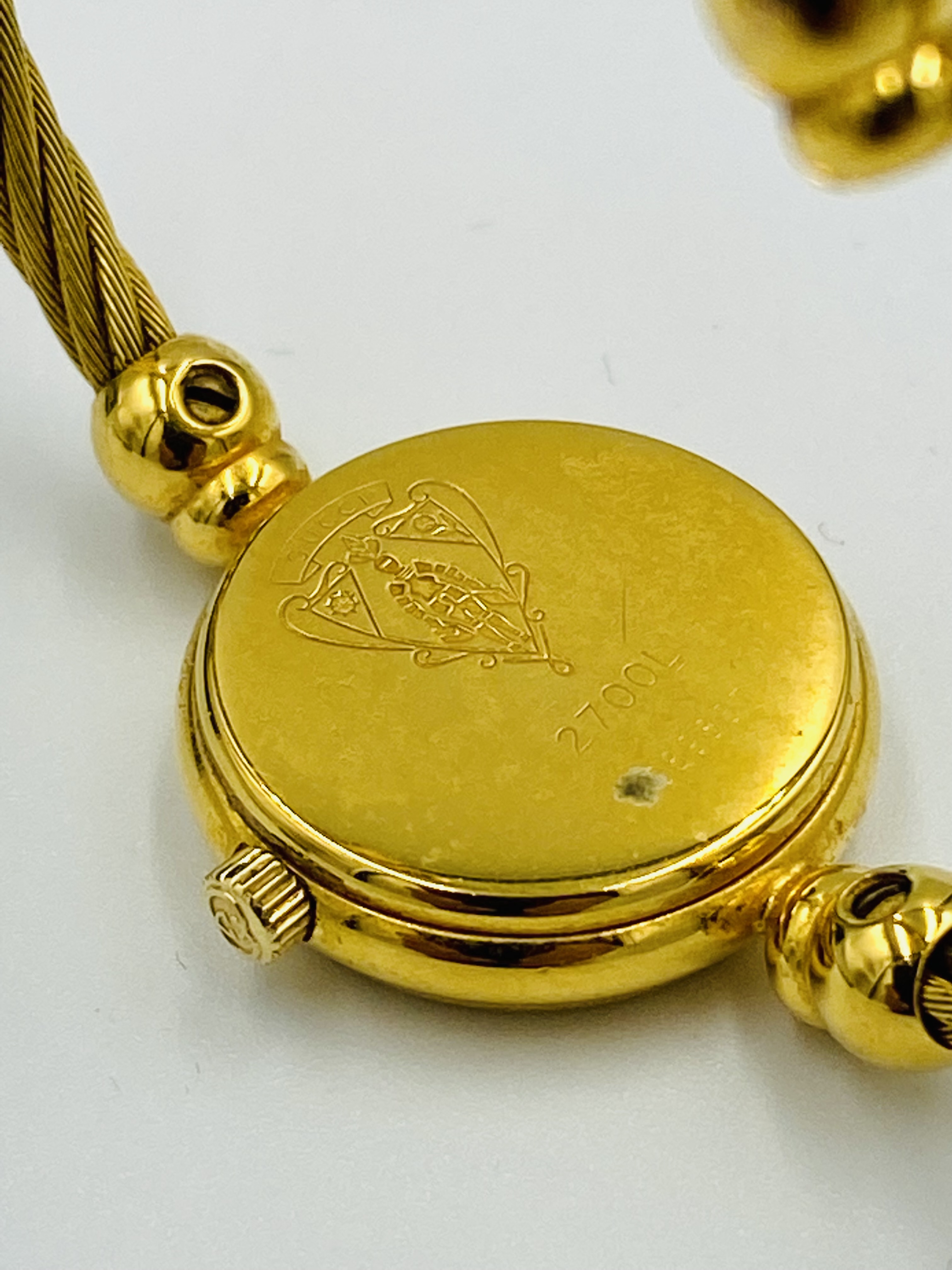 Gucci 2700L gold plated quartz wrist watch - Image 5 of 6