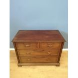 Mahogany chest of drawers