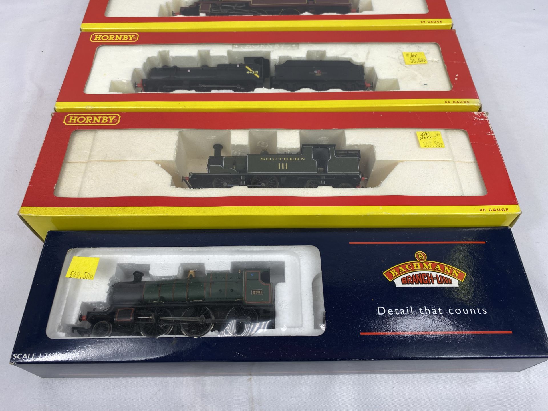 Three Hornby 00 gauge locomotive; together with a Bachmann 00 gauge locomotive. - Image 3 of 4