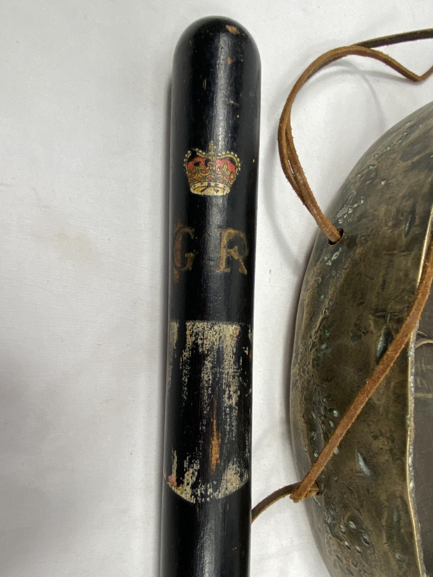 Painted police truncheon and other items - Image 6 of 7