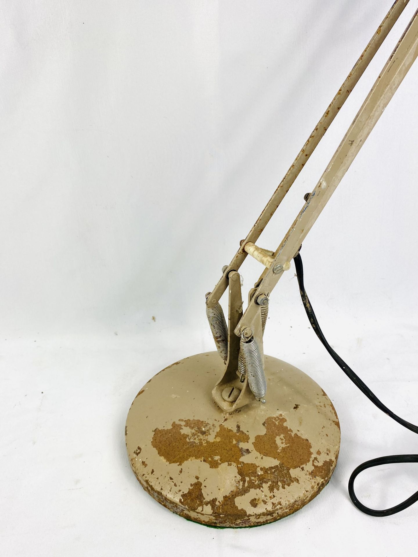 Brown painted anglepoise lamp - Image 3 of 3