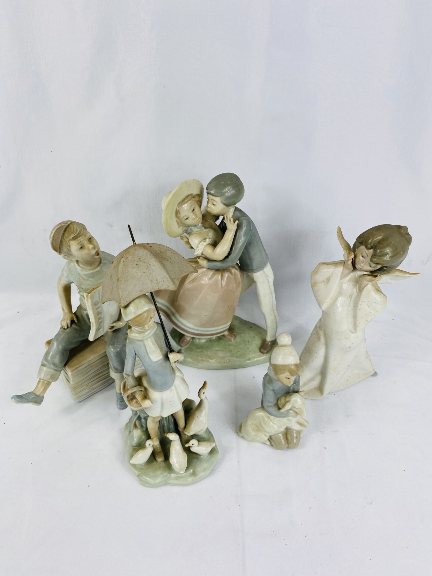Five Lladro and Nao figurines - Image 4 of 4
