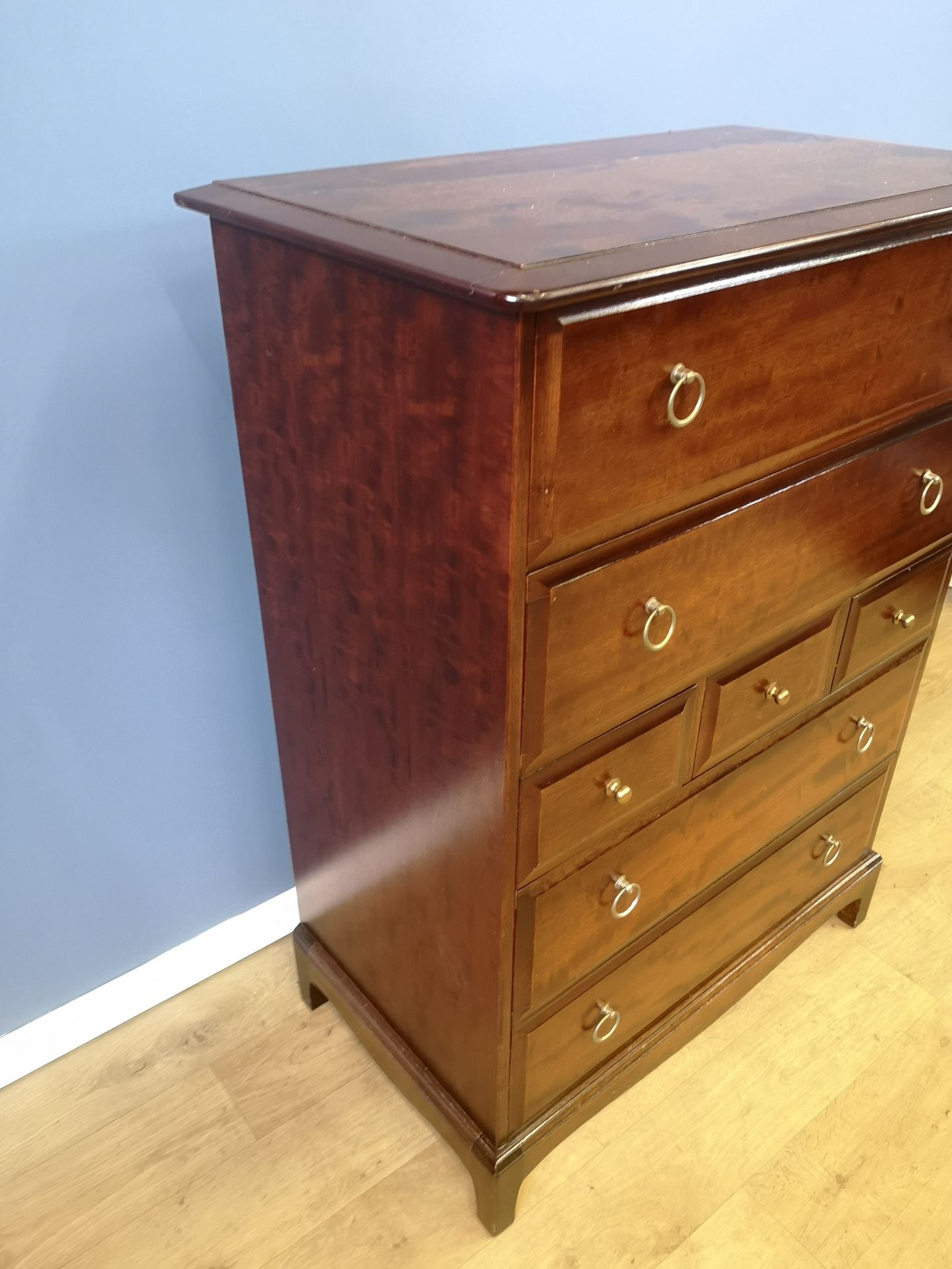 Stag chest of drawers - Image 3 of 6