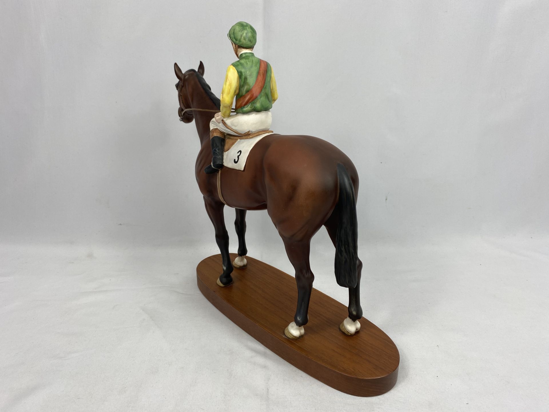 Beswick ceramic model of Leicester Pigott on Nijinski - Image 4 of 6