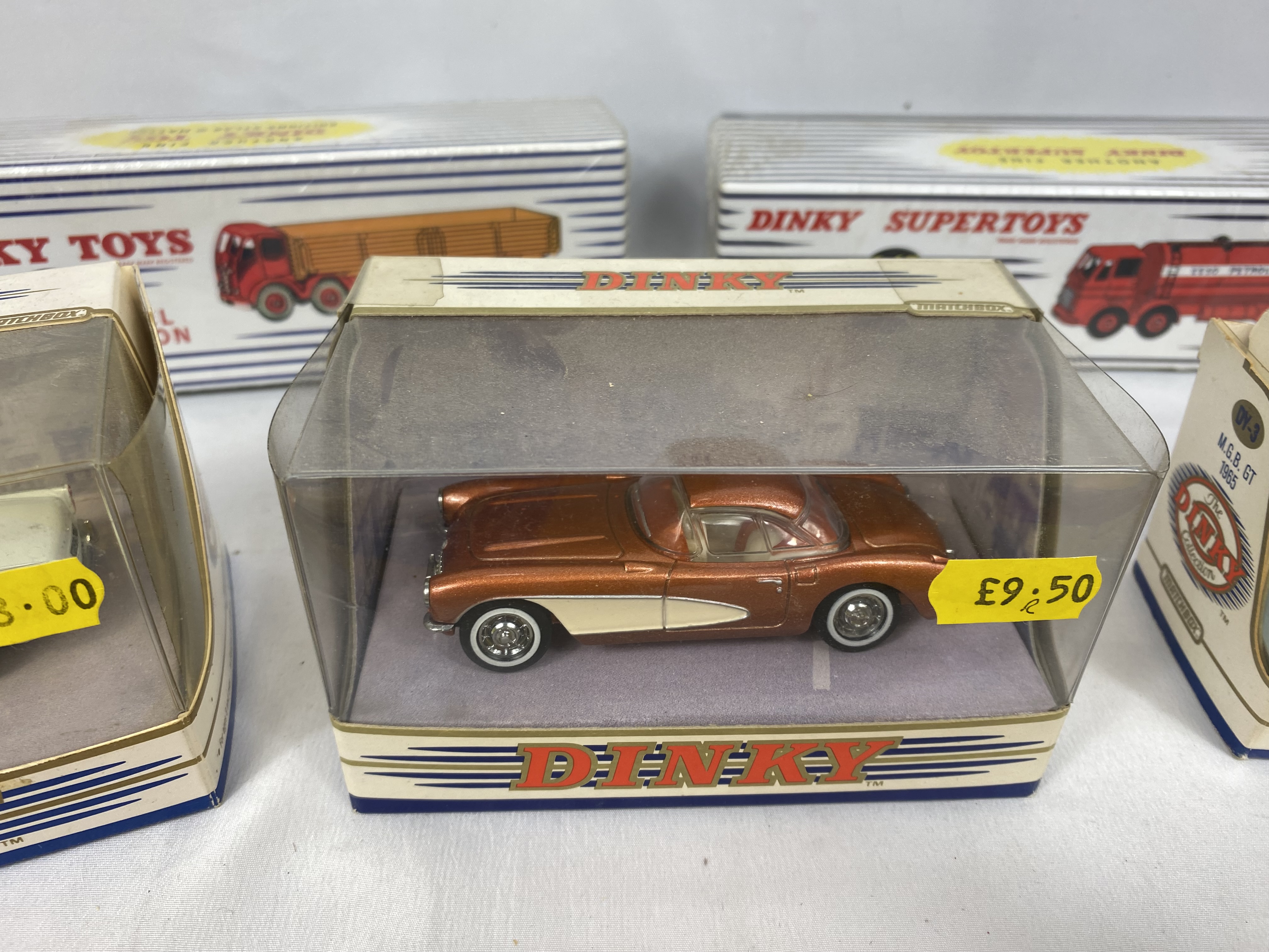 Seven Dinky toy vehicles in original packaging - Image 5 of 8