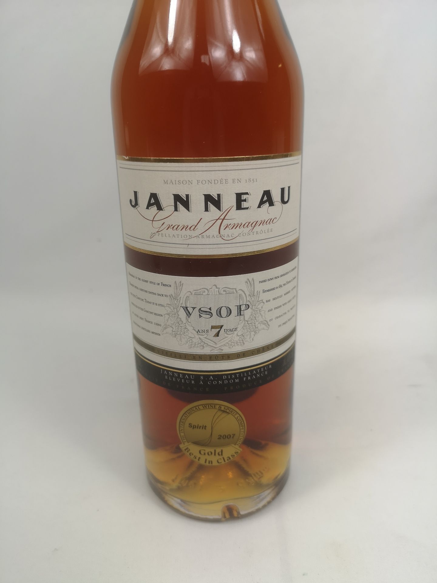 Two bottles of Janneau Grand Armagnac - Image 5 of 5