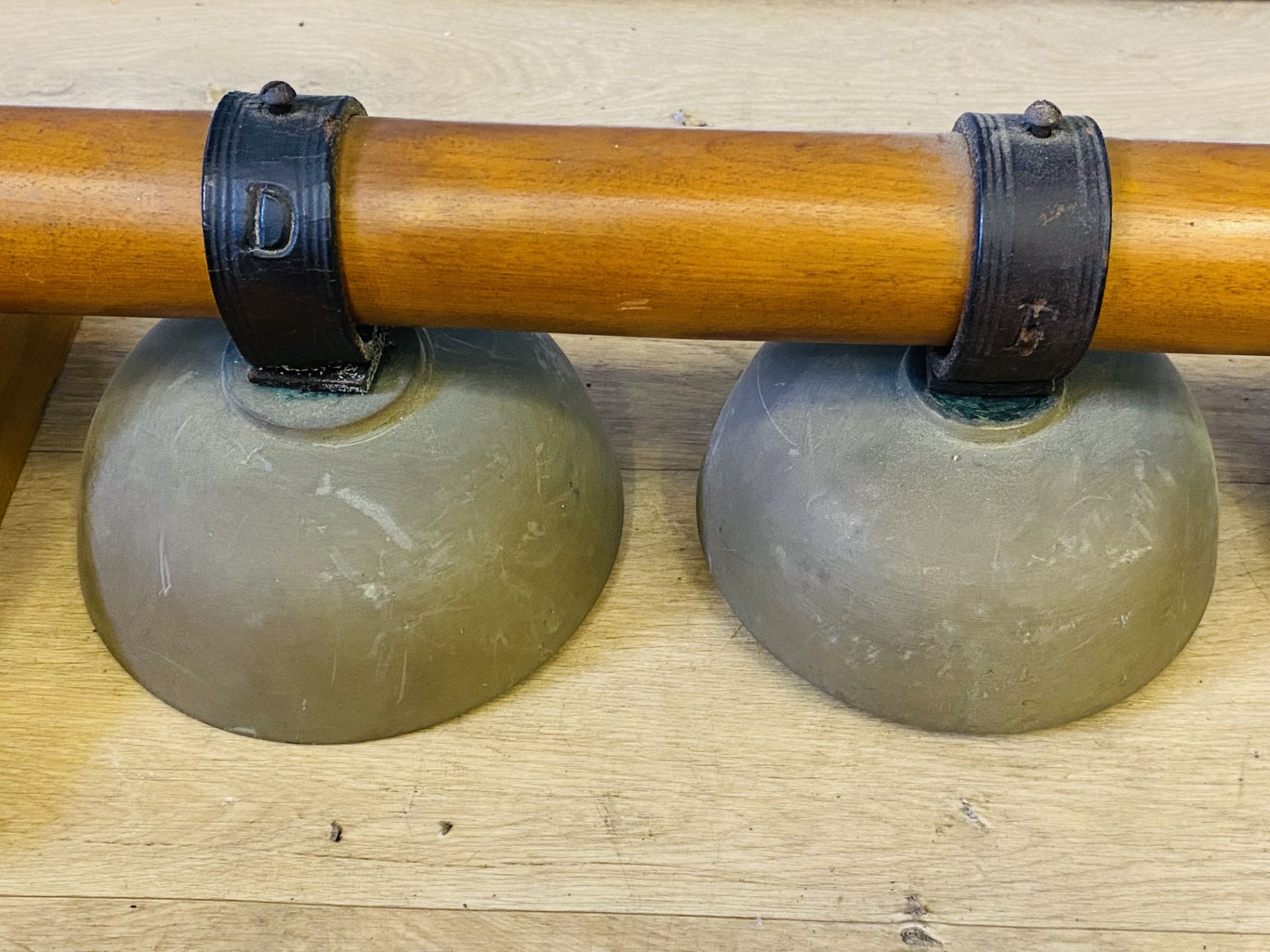 Set of eight campinology brass bells - Image 3 of 4