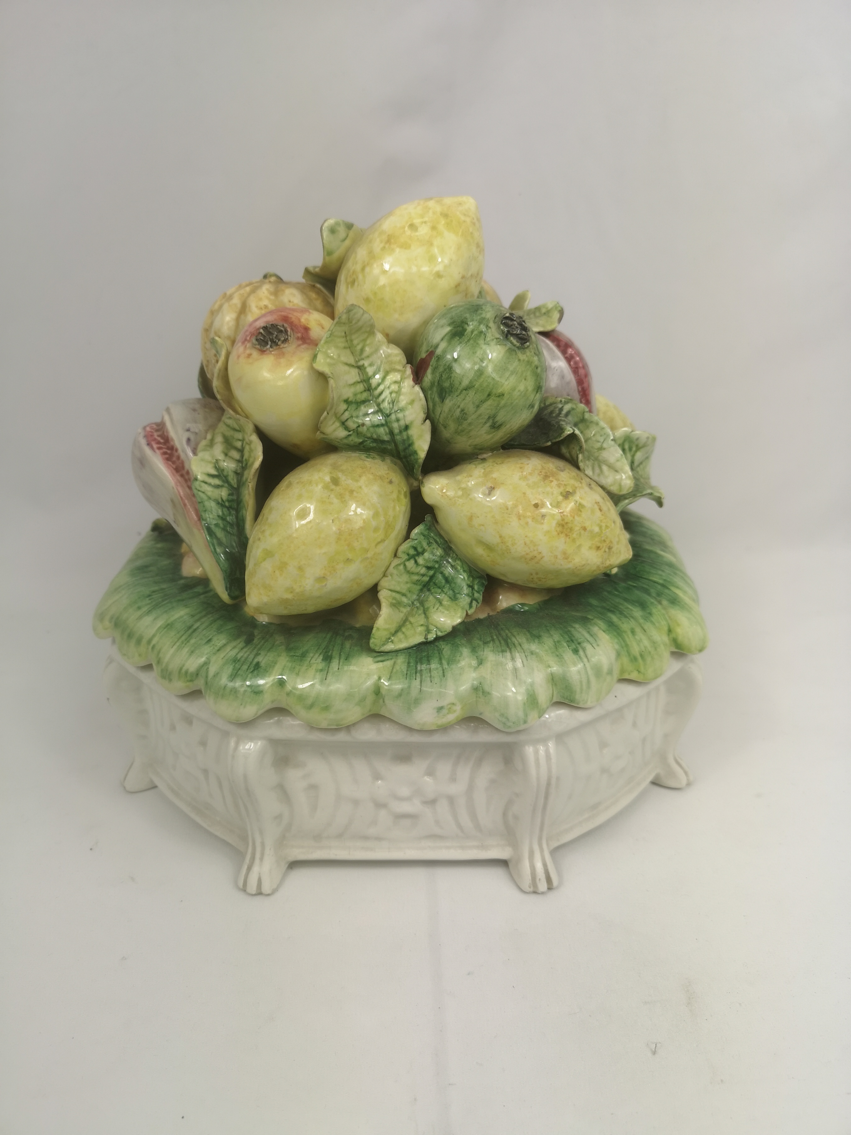 Italian majolica tureen