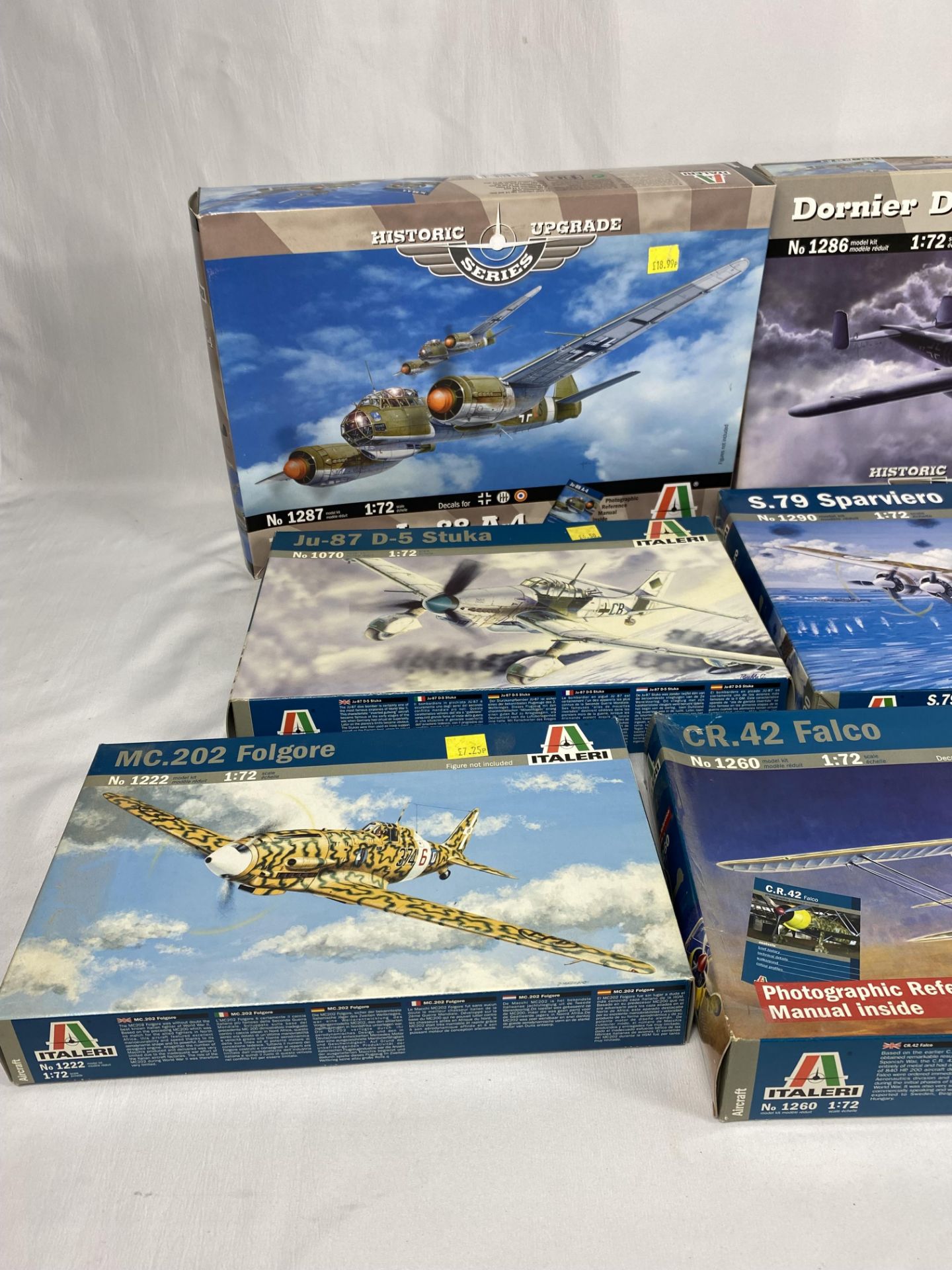 Ten Italeri model aeroplane kits - Image 2 of 5