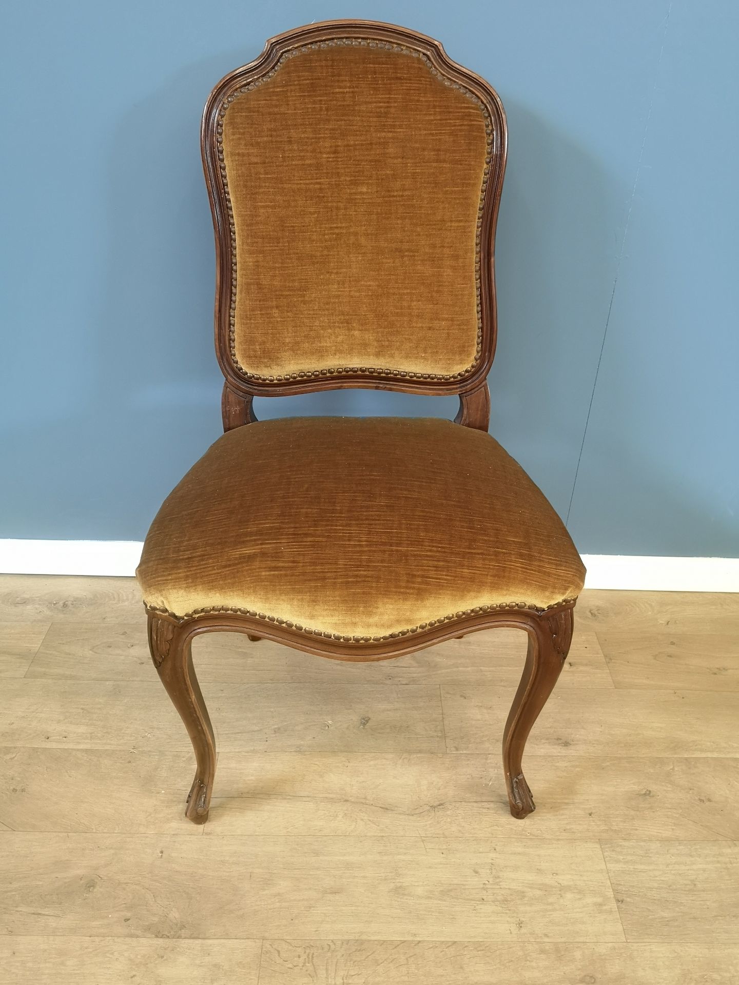 Six upholstered dining chairs - Image 2 of 4
