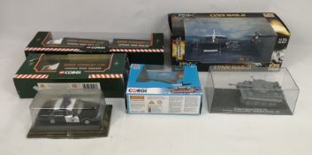 Quantity of boxed model helicopters and vehicles