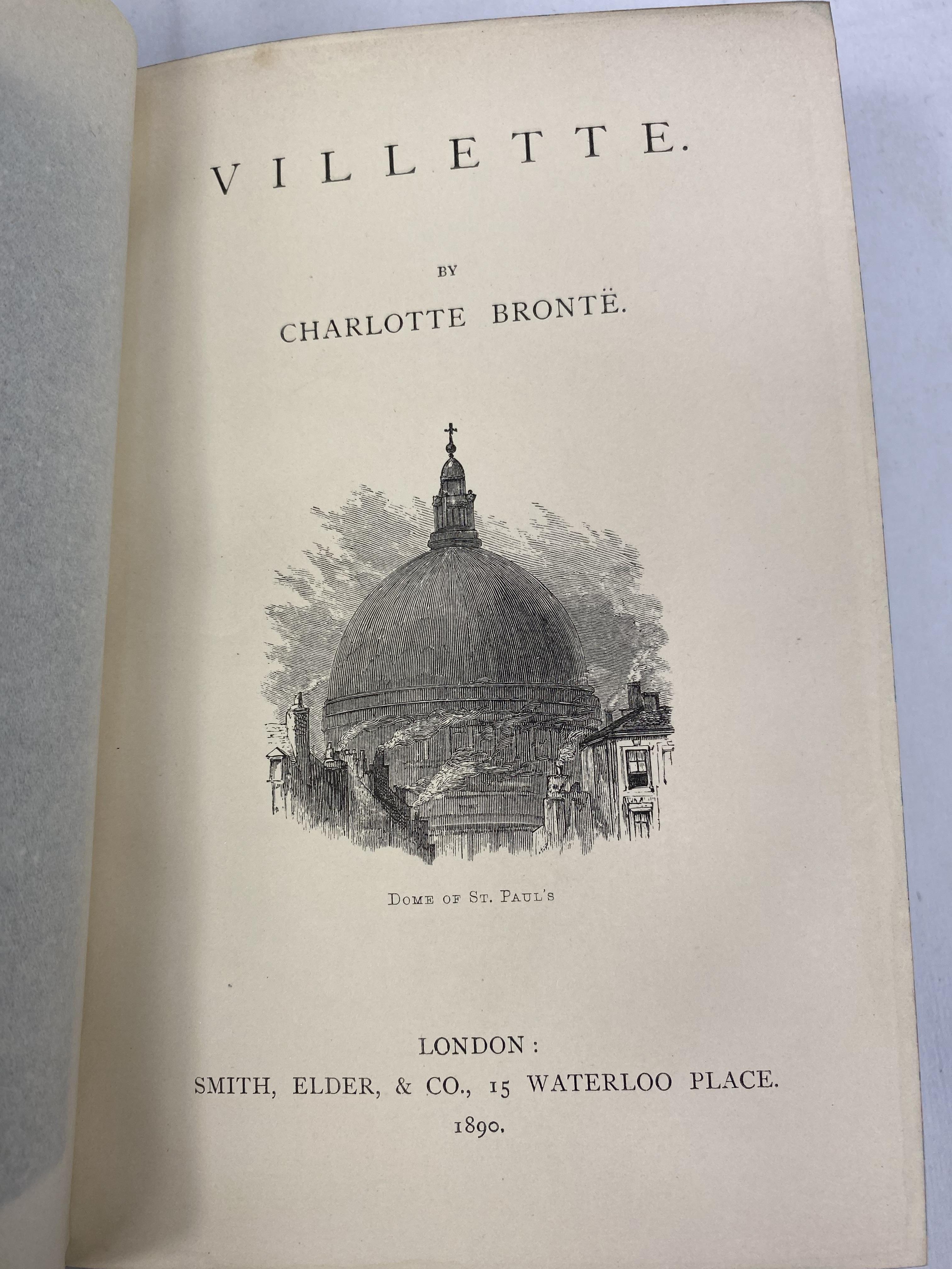 The Life and Works of Charlotte Bronte published and illustrated in seven half bound volumes - Image 9 of 9