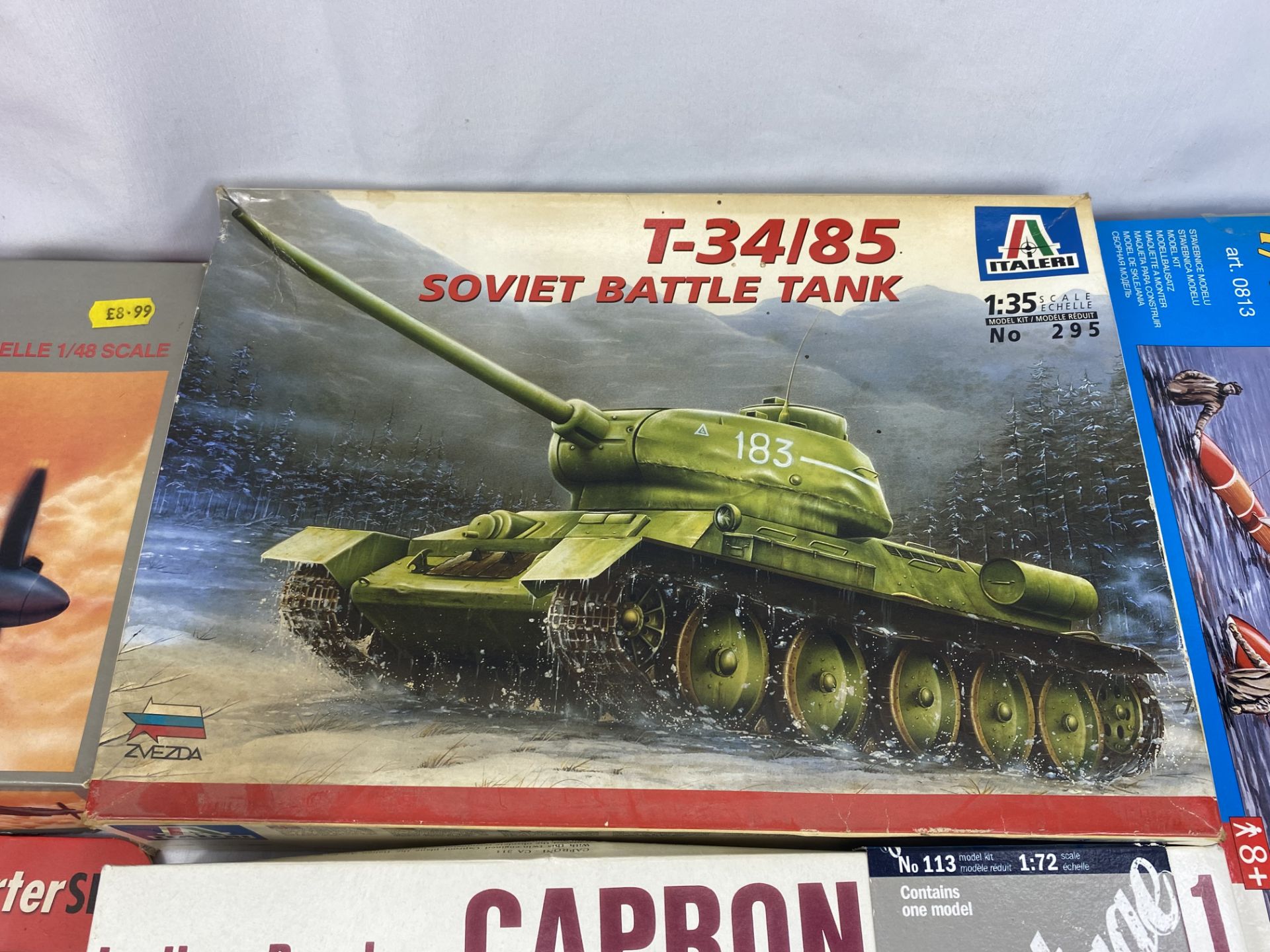 Seven model kits to include Airfix - Image 6 of 8