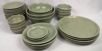 Celadon part dinner service