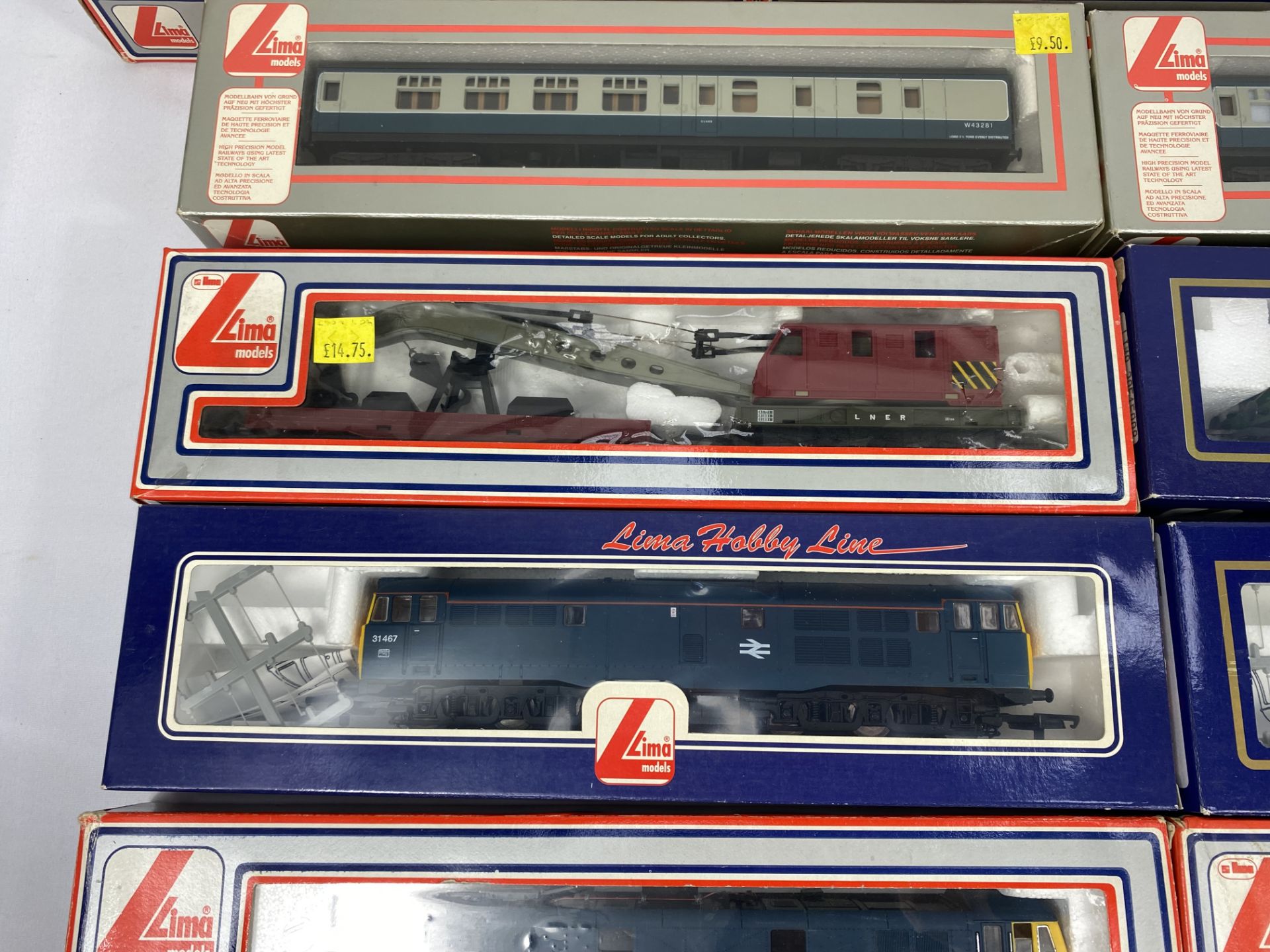 Six Lima model locomotives and carriages - Image 4 of 7