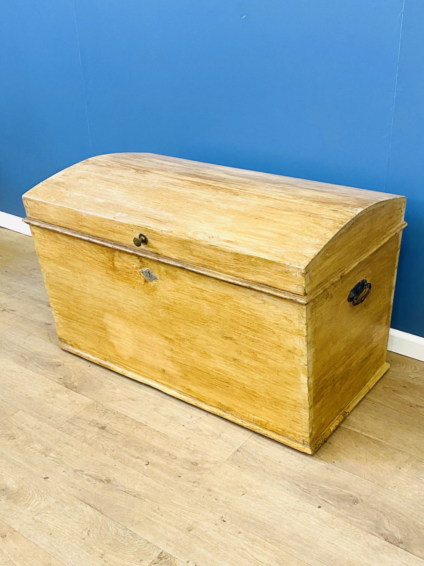 Pine dome top chest - Image 2 of 5