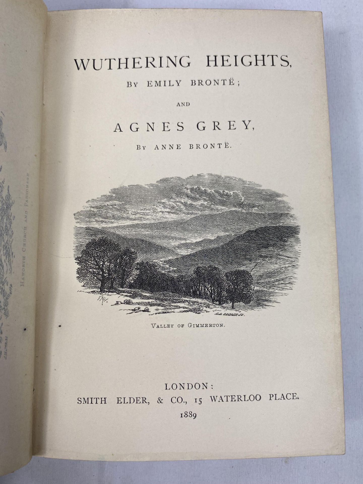 The Life and Works of Charlotte Bronte published and illustrated in seven half bound volumes - Image 7 of 9