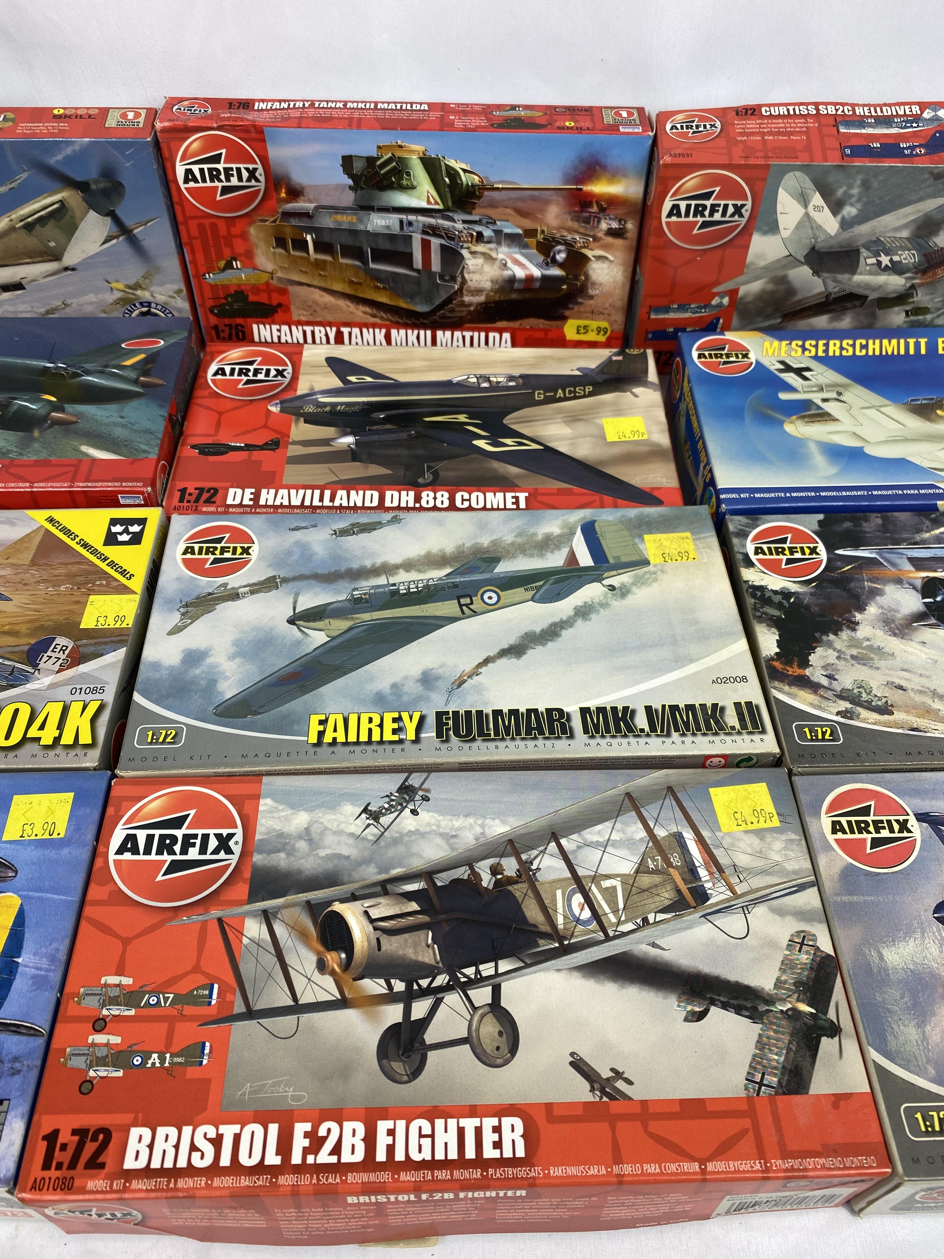 Twelve Airfix scale model kits - Image 3 of 5