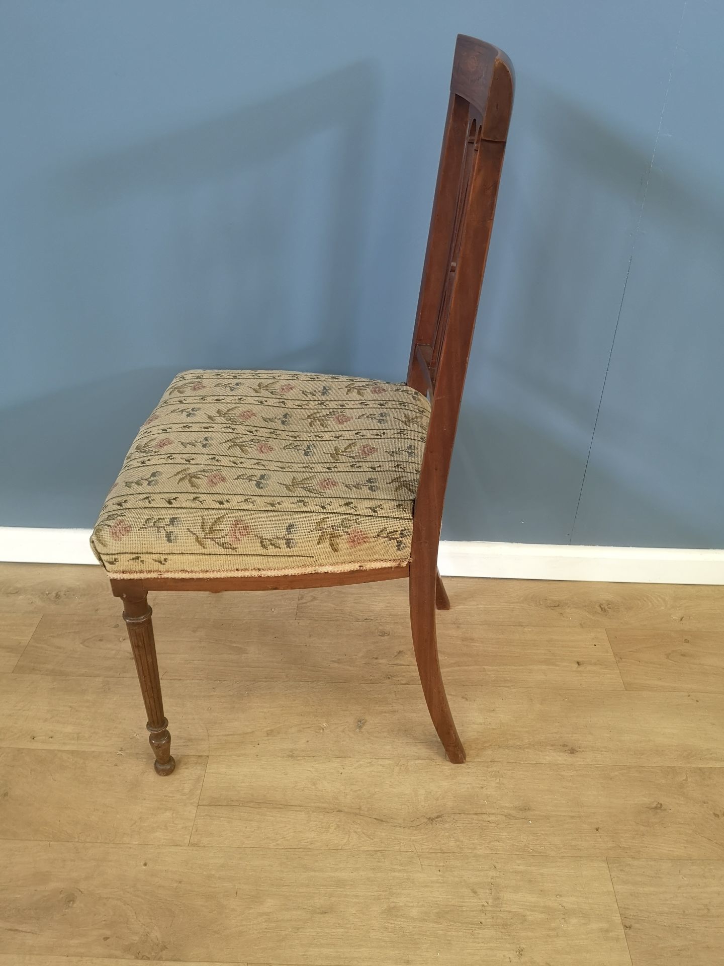 Three Edwardian side chairs - Image 5 of 5